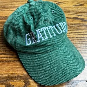 Gratitude Green Cap from Spiritual Gangster